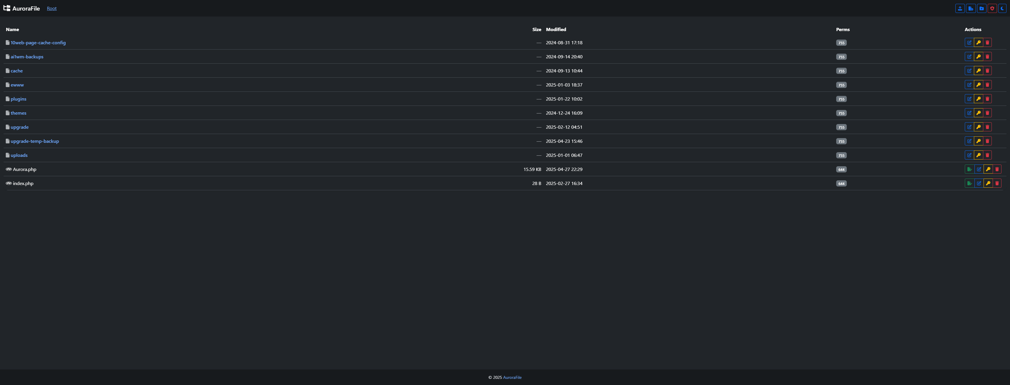 AuroraFile Screenshot